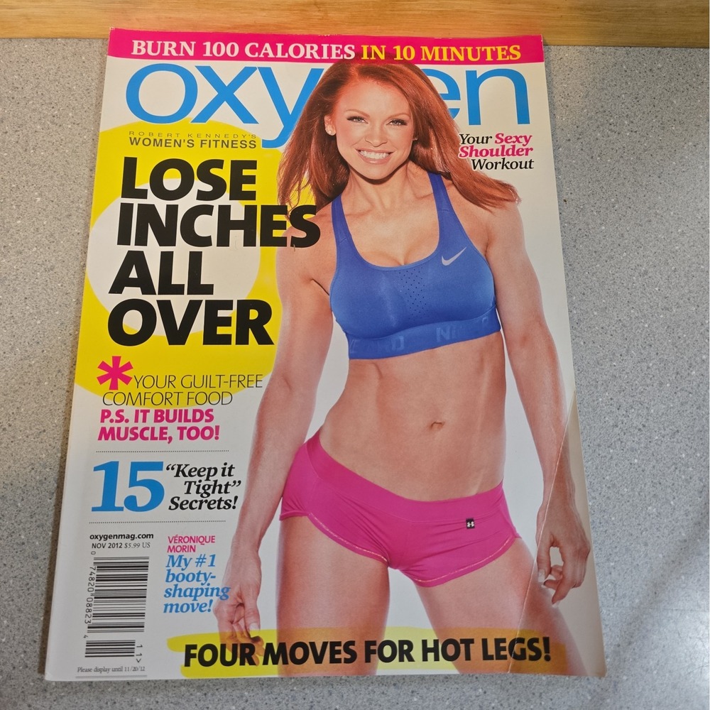 Oxygen Nov 2012 Magazine Veronique Morin Cover Womens 2012 Fitness Universe Week
